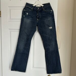 Vintage Paper Denim & Cloth Dark Blue Bootcut Jeans